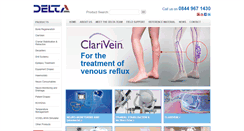Desktop Screenshot of deltasurgical.co.uk